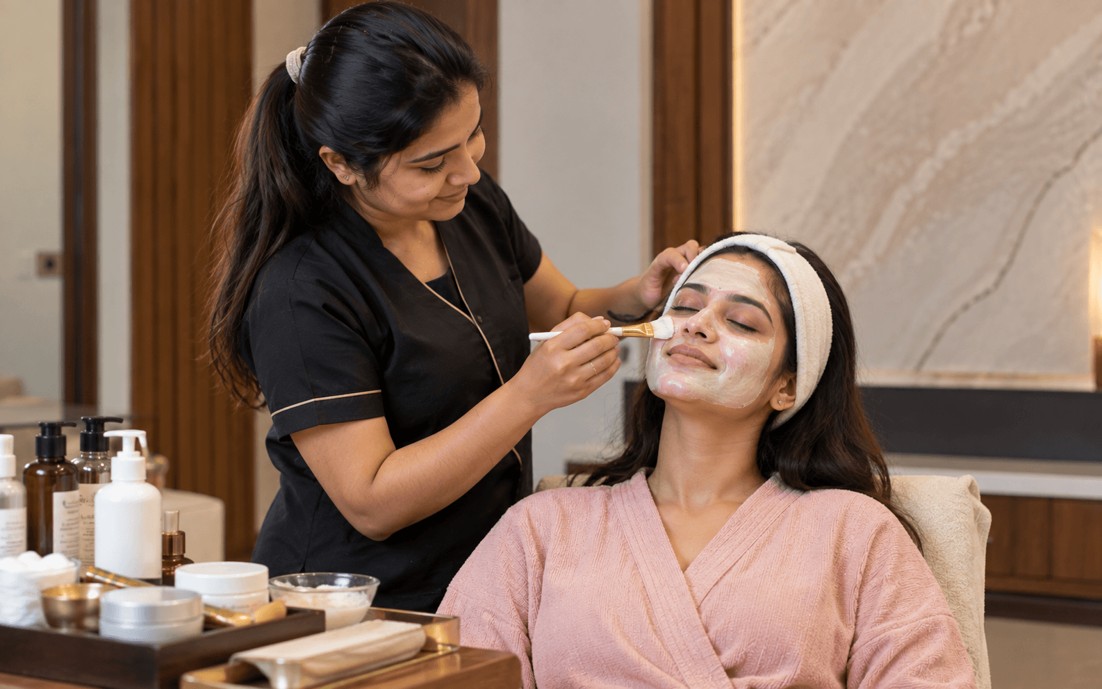 Skincare Treatment, Chemical Peel, and Manicure & Pedicure