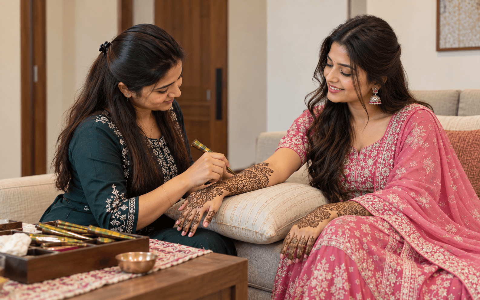 Mehendi Application and other focused options within mehendi services