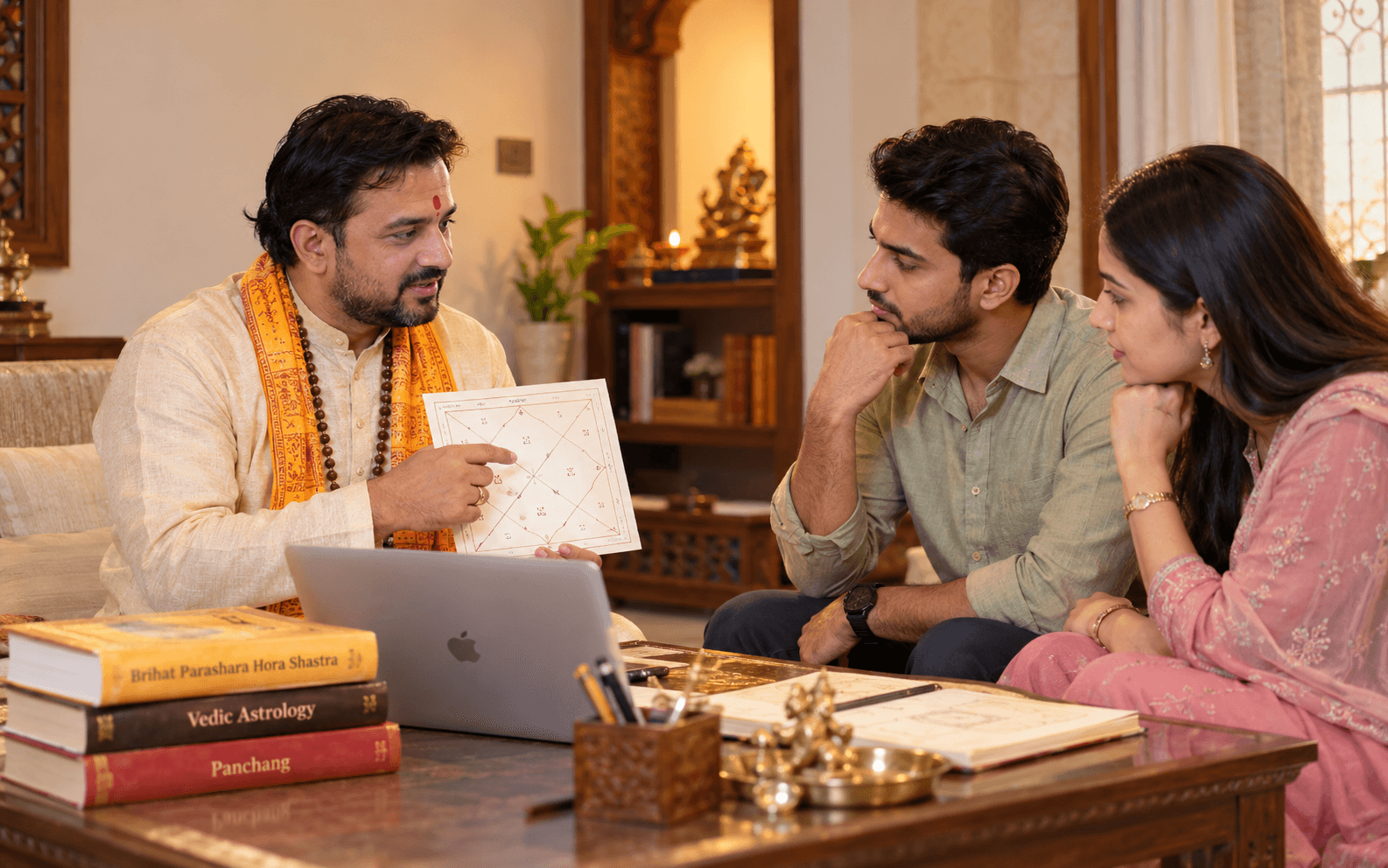 Vedic Birth Chart & Kundli Reading, Horoscope Consultation, and Marriage Compatibility & Kundli Matching